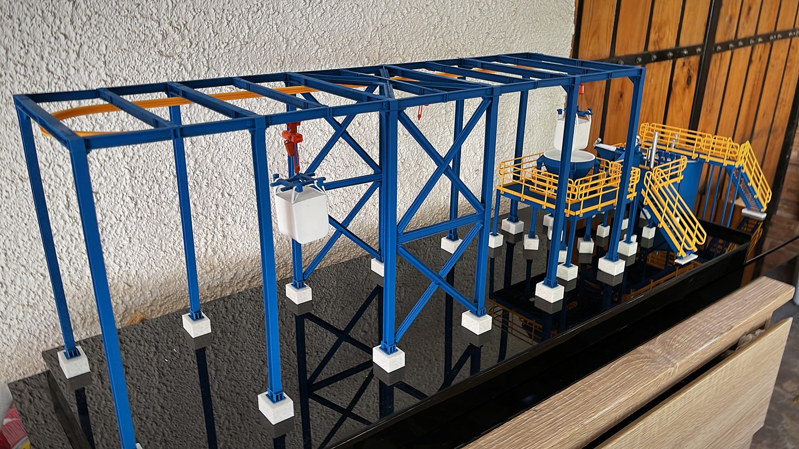 Réplica completa de la planta en perspectiva