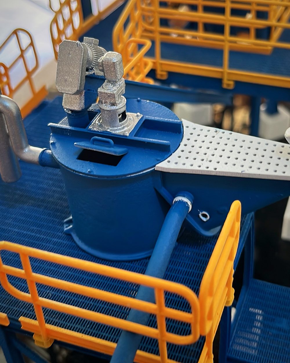 Detalle del agitador