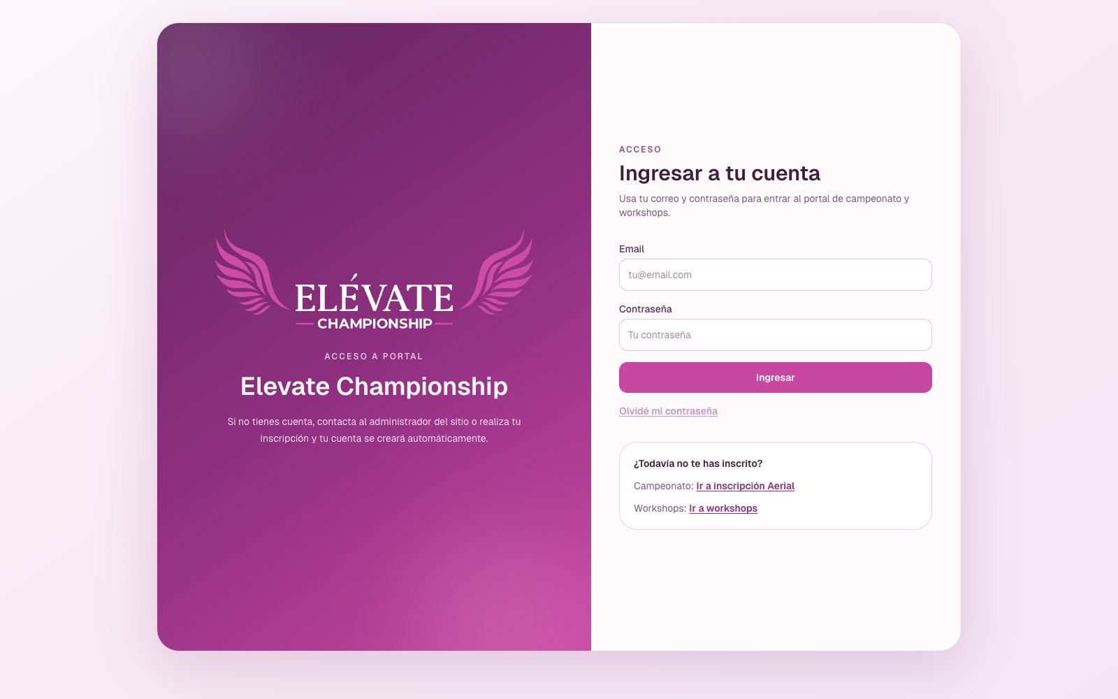 Acceso al portal