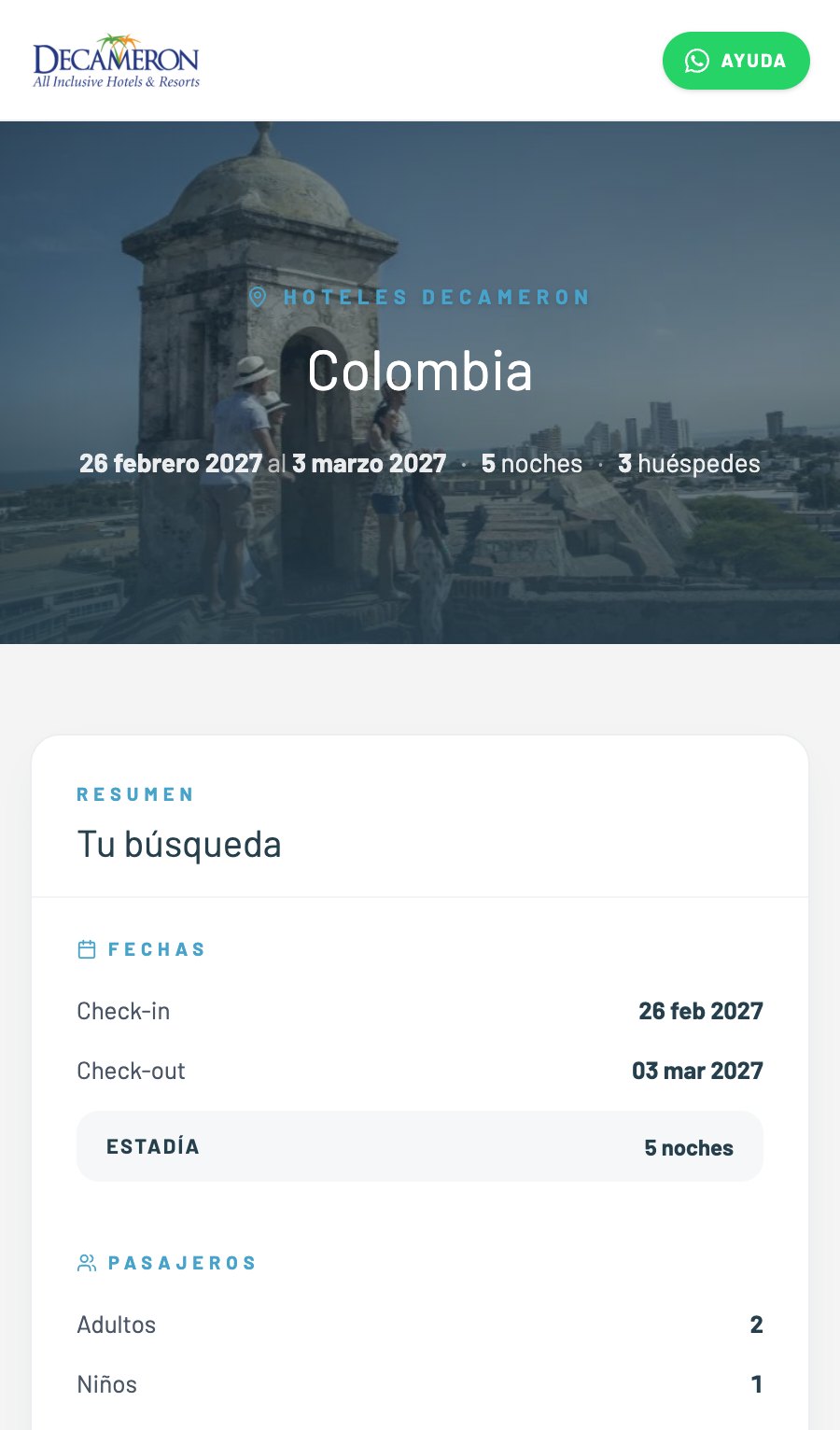 Resultados en el celular