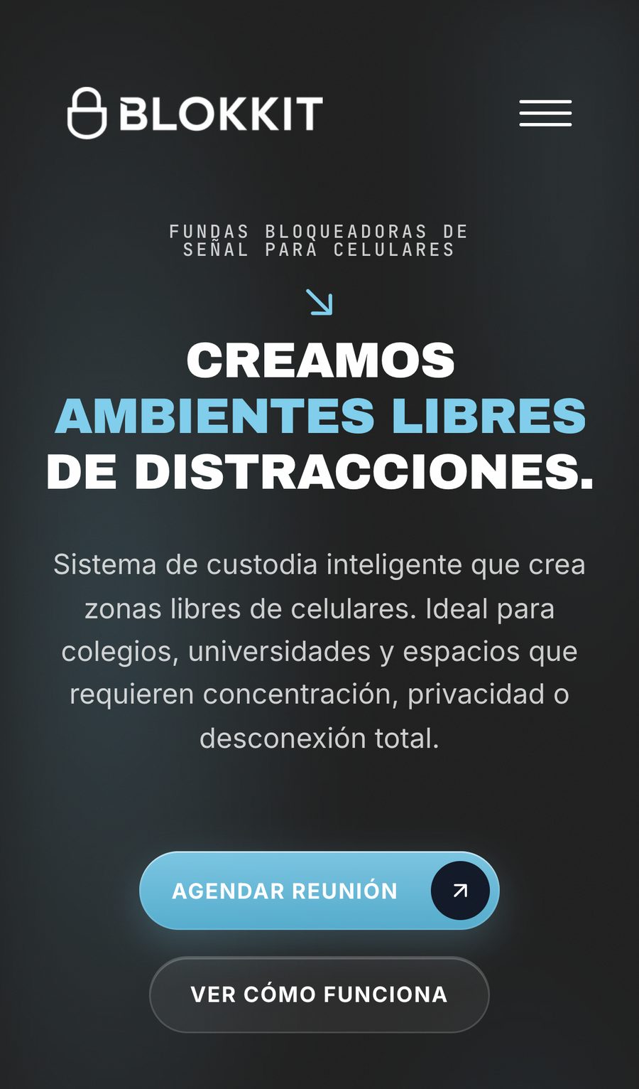 Portada en celular