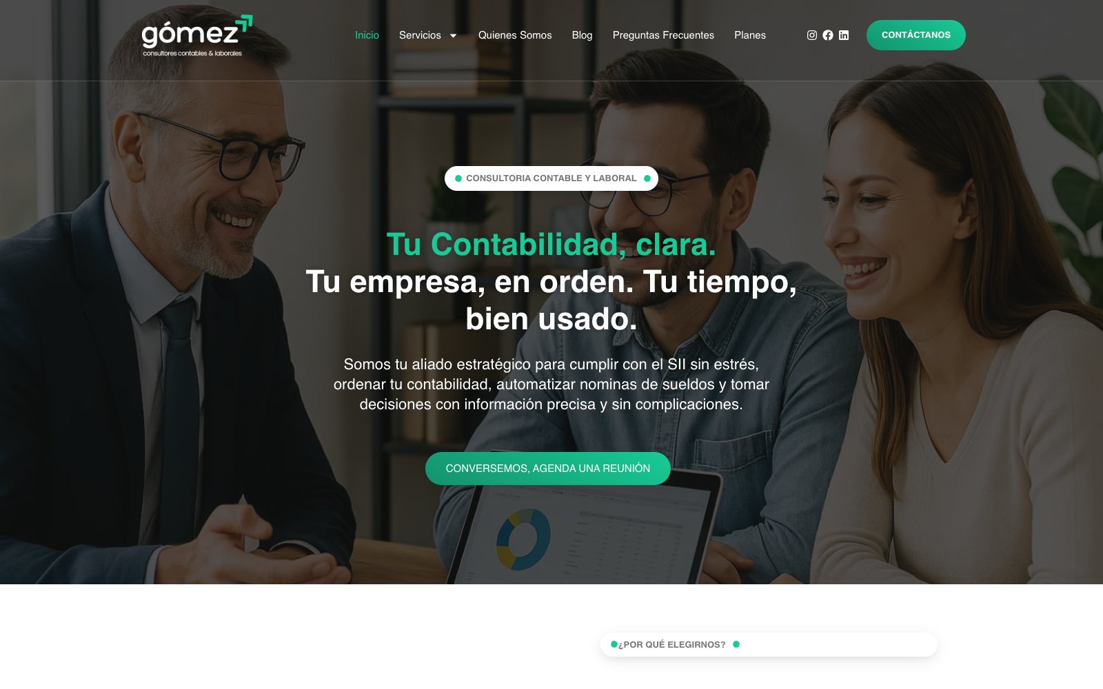 Portada en escritorio
