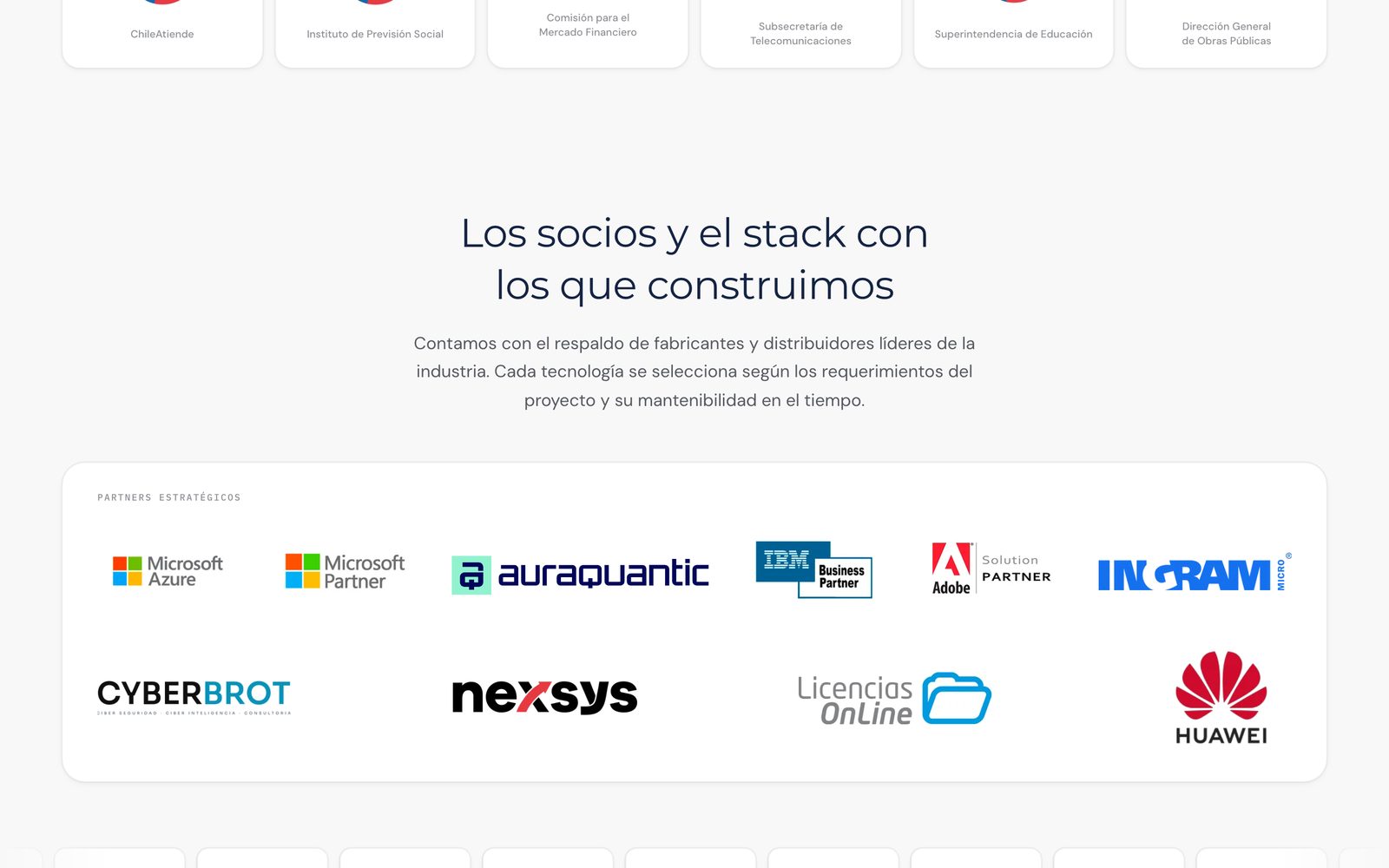 Sección del sitio